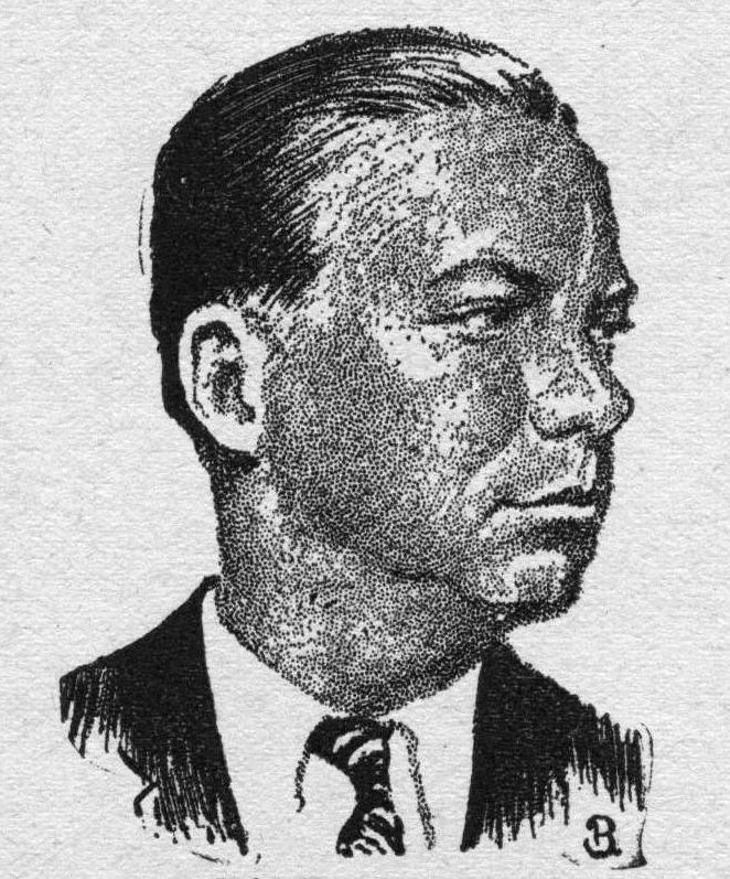 Harl Vincent, as depicted in the September 1929 issue of Air Wonder Stories
